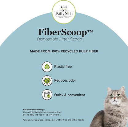 Kitty Sift FiberScoop Disposable Litter Scoop, Plastic-Free & Sustainable - Image 11