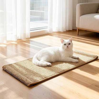 Ordora Large Cat Scratcher Mat: 31.5 X 14 Inch Upgrade Soft Sisal Horizontal by ORDORA