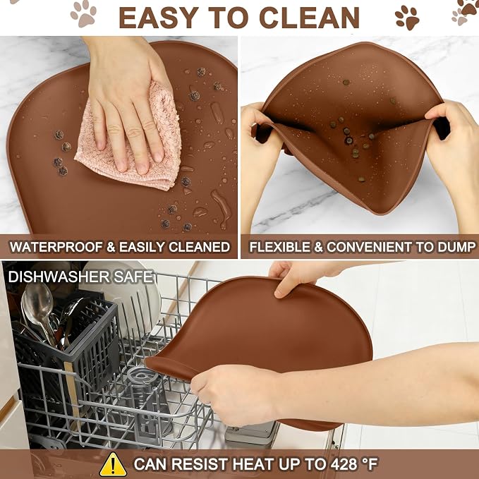Small Silicone Pet Food Mat - Image 6