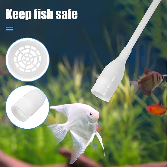 AQUANEAT Aquarium Vacuum Siphon, Hand Pump Fish Tank Water Changer, - Image 3