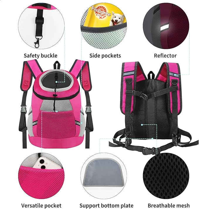 Dog Backpack Carrier, Front Chest Carrier - Image 6