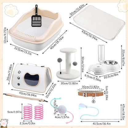 Eccliy Kitten Starter Kit, Pet Toy, Folding Carrier, Climbing Frame, Automatic - Image 3