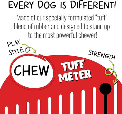 Jolly Pets Tuff Tosser Bouncing Ball Tog Toy/Treat Holder, 3 Inches - Image 5
