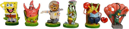 Penn-Plax Officially Licensed Spongebob 6 Piece Mini Aquarium Ornament Set – - Image 2