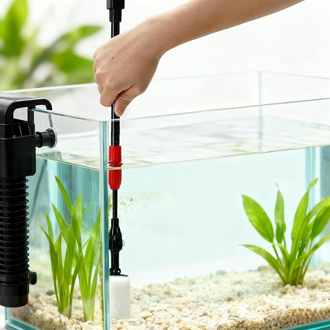 TOPZEA 6 in 1 Aquarium Cleaning Tool Kit, Fish Tank Cleaner Set - Image 8