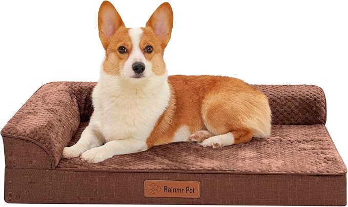 Orthopedic Dog Bed Medium Size Dog, Memory Foam Dogs Bed by RainmrBedding