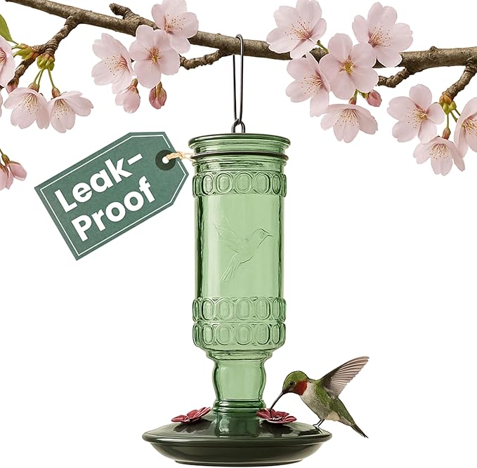 Perky-Pet Glass Bottle Hummingbird Feeder by Perky-Pet