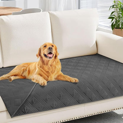 hyha Waterproof Dog Blanket, Reversible Pet Bed Blanket, Soft Sofa Couch Cover by hyha