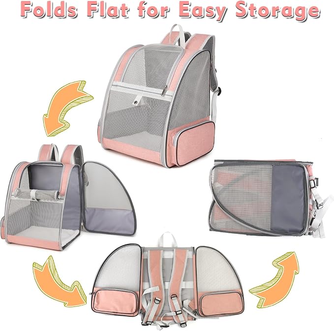 Cat Backpack Carrier, Large Pet Backpack - Image 7