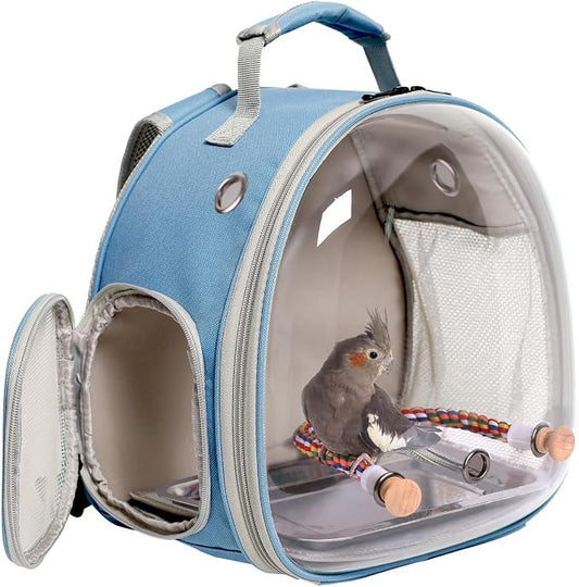 Small Bird Travel Backpack Carrier Cage, Backpack to Transport Backpack Carrier by halinfer