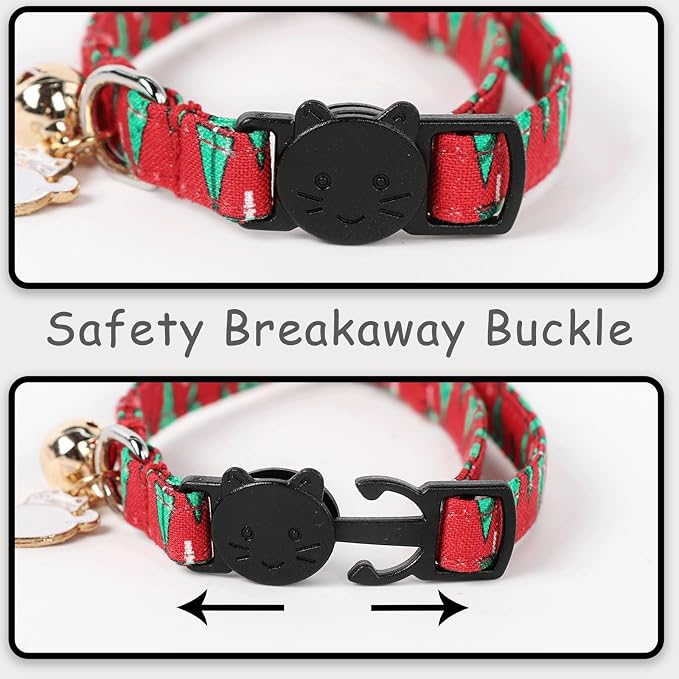 Unique style paws 2 Pack Christmas Kitten Collar Breakaway - Image 4