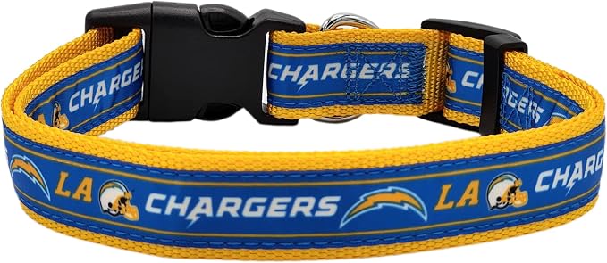 NFL PET Collar Los Angeles Chargers Dog Collar, Medium Football Team Collar - Image 2