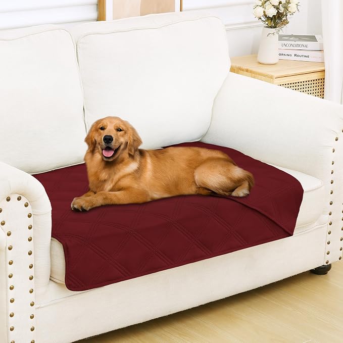 Smiry Waterproof Dog Bed Cover Blanket 30x53, Soft Reversible Pet Blanket by Smiry