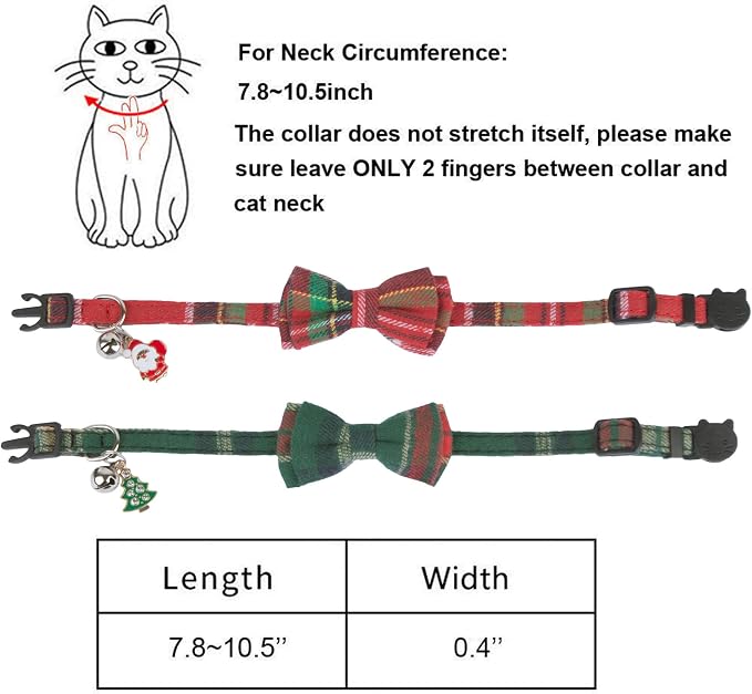 ADOGGYGO Christmas Cat Collars Breakaway - Image 6