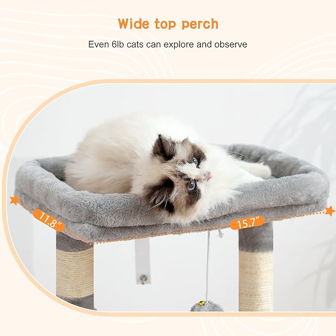 Heybly Cat Tree, Kitten Tower - Image 3