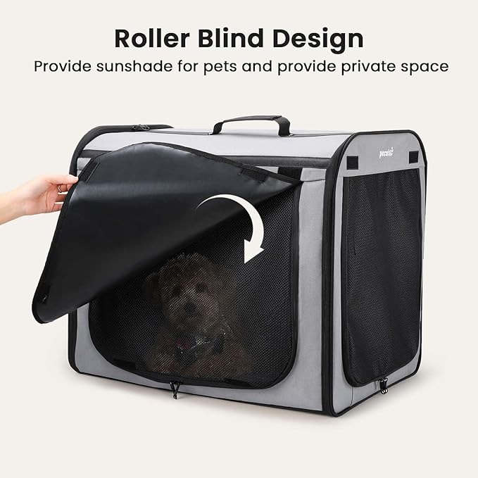 Dog Car Carrier Light Weight 24×17.7×20.5in, Dog Carrier Easy to Assemble - Image 7