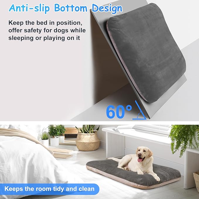 Magic Dog Super Soft Large Dog Bed, 39 Inches Orthopedic Foam Pet Beds - Image 4