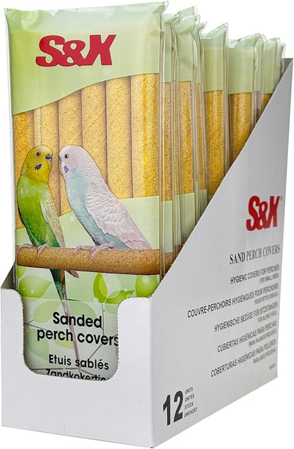 S&X Bird Perch Covers, Sand Perch Covers Sandpaper by SXProducts