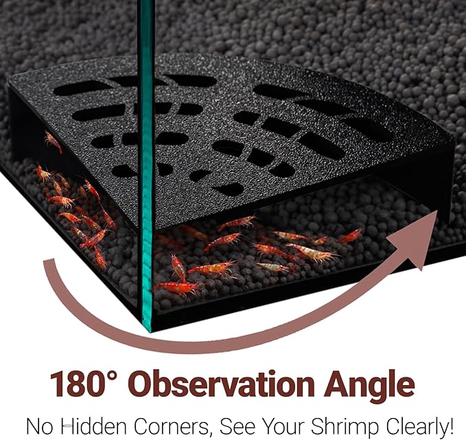 Shrimp Cave 2-Pack – Space-Saving Fan-Shaped Aquarium Cave Decor - Image 3
