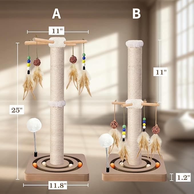 Cat Scratching Post, Interactive Furniture Toys - Image 5