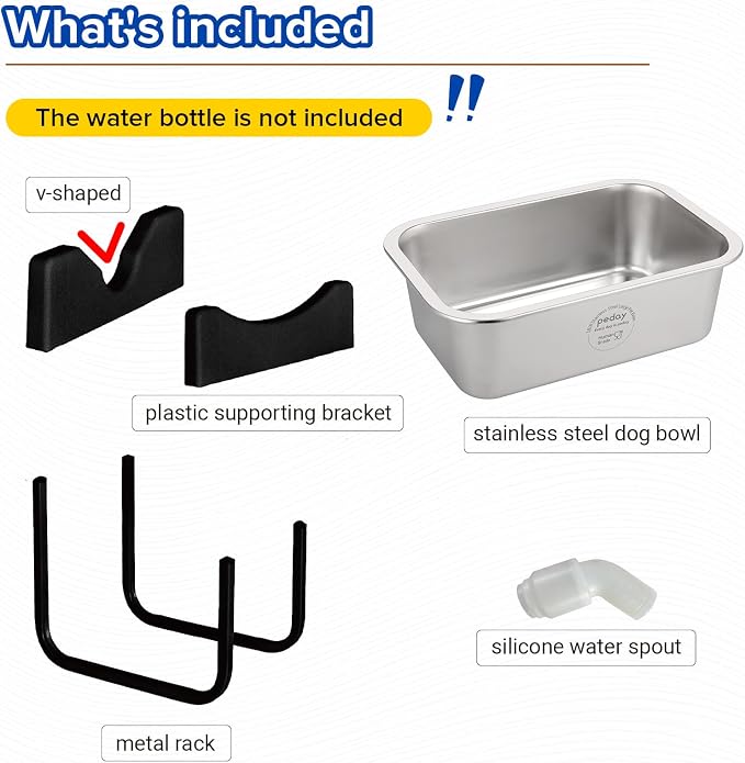 PEDAY Automatic Dog Waterer for Large & X-Large Dogs, Human Grade 18/8 - Image 2