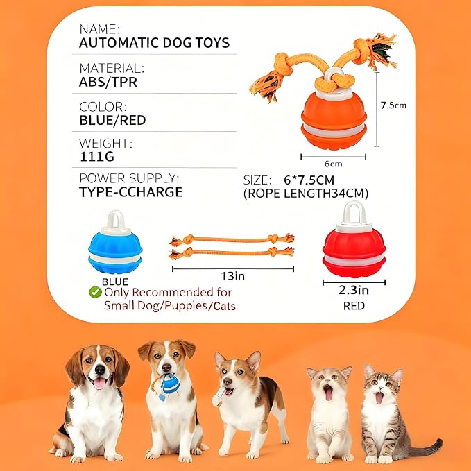 Interactive Dog Ball Toy, Interactive Dog Toys - Image 9