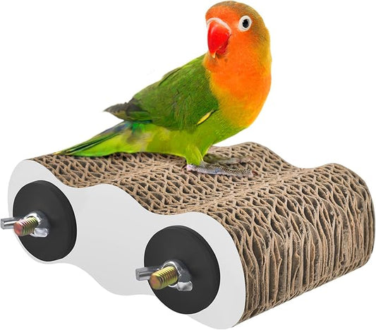 KATUMO Bird Perch Conure Cage Stand Parakeet Shredder Foraging Toys Cockatiel by KATUMO