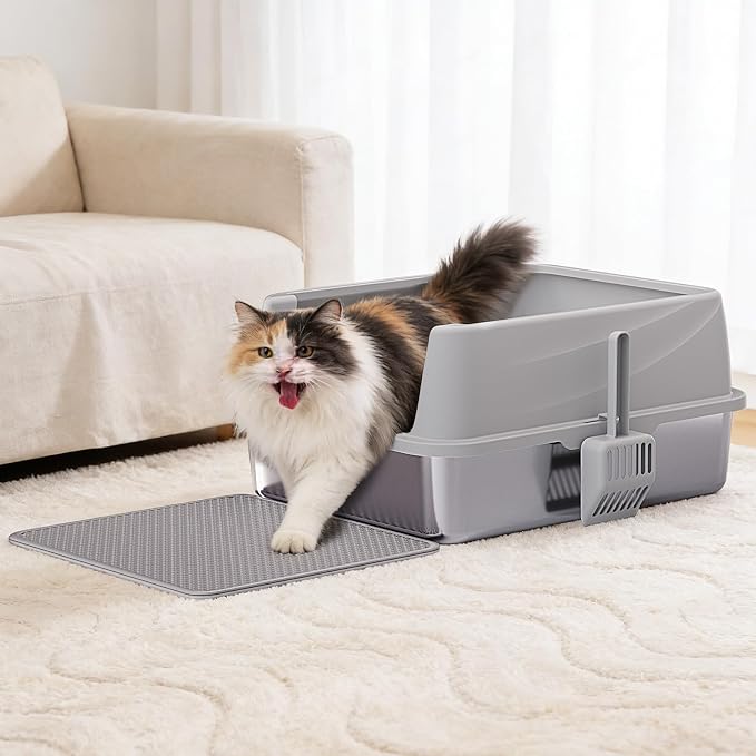 Henkelion Stainless Steel Cat Litter Box - Image 9