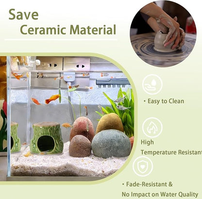 Aquarium Decor Cave Betta Fish Aquarium Accessories Ornaments Hiding Cave - Image 3