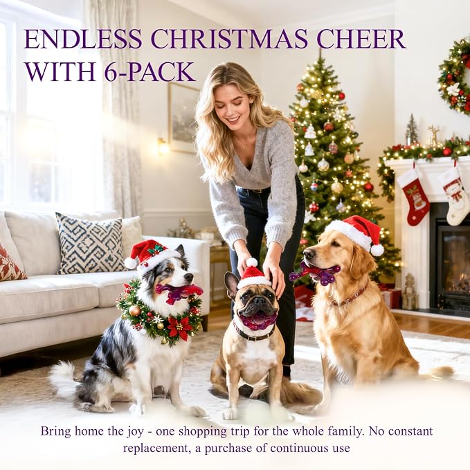 6-Pack Indestructible Dog Toys for Large Breed: Dog Toys for Aggressive Chewers - Image 2