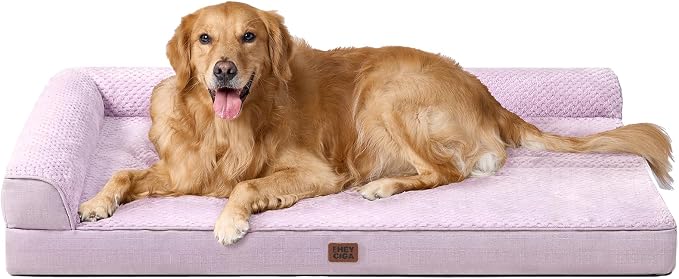 EHEYCIGA Extra Large Dog Bed Othorpedic, Memory Foam XL Dog Bed by EHEYCIGA