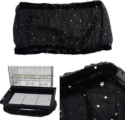 QBLEEV Extra Large 29.5" Mesh Bird Seed Catcher, Bird Cage Guard Cover - Image 5