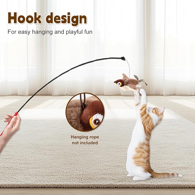 Chirping Bird Cat Toy - Image 7