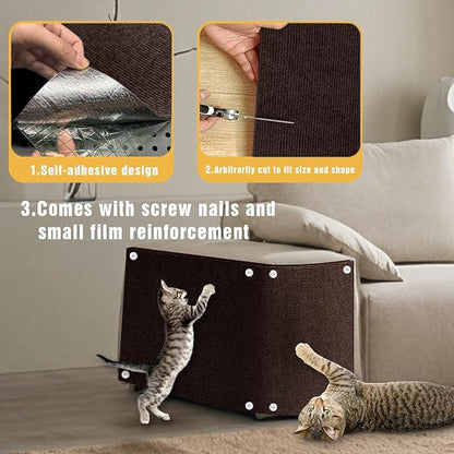 Cat Scratch Mat, Couch Protector from Cats Claw, Cat Scratch Furniture - Image 3