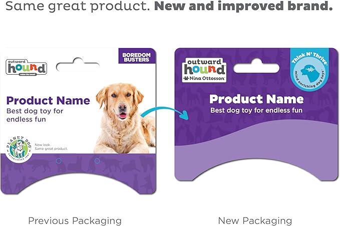 Outward Hound Nooks Peace Interactive Durable Treat-Dispensing Dog Toy - Image 2