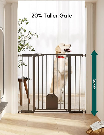 Babelio 36" Tall Auto Close Baby Gate - Image 3