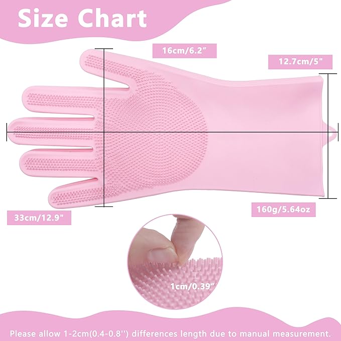 Pet Grooming Gloves—Heat Resistant Dog Washing Gloves - Image 2