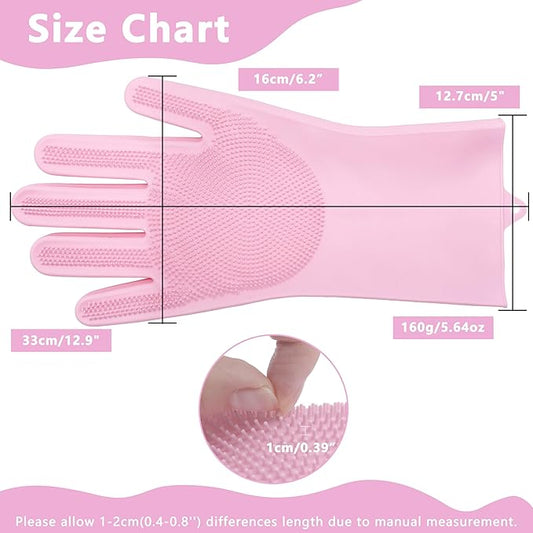 Pet Grooming Gloves—Heat Resistant Dog Washing Gloves - Image 2