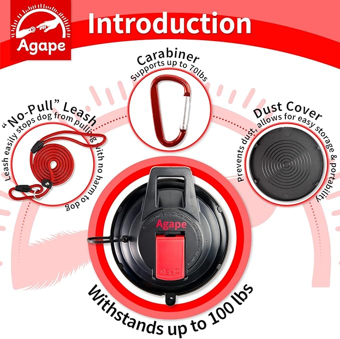 Agape Dog Heavy Duty Suction Cup - Image 2