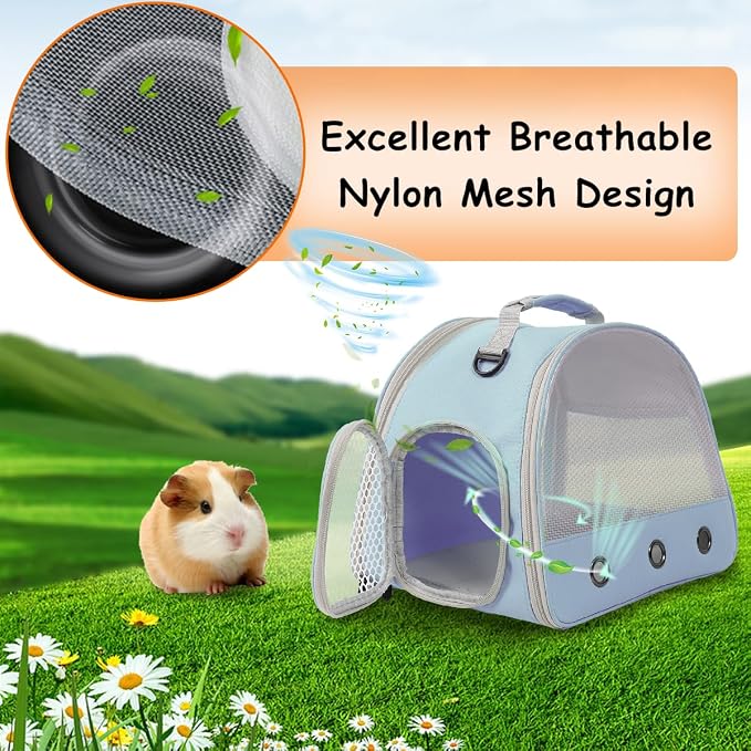 Breathable Small Animal Carrier Nylon Mesh - Image 4