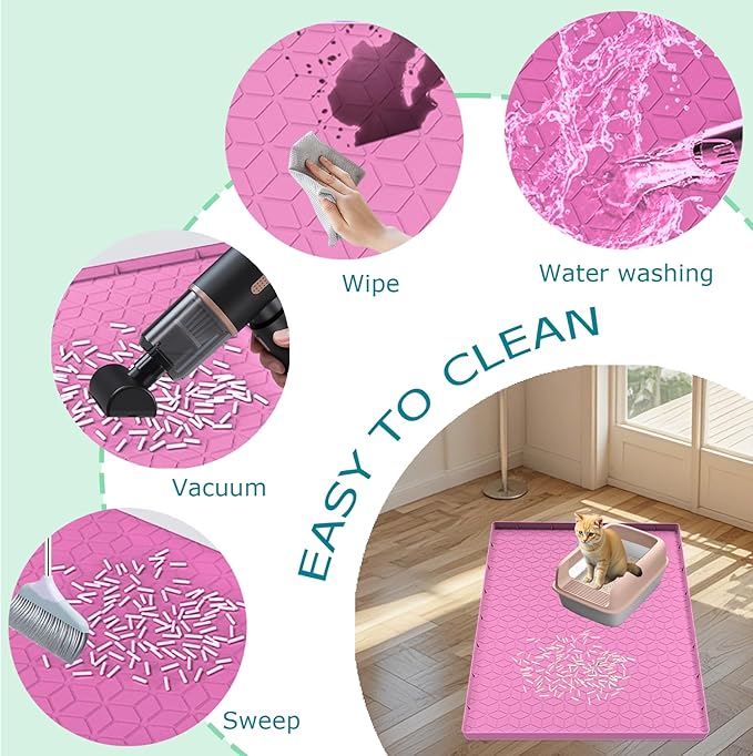 Cat Litter Mat, Silicone Large Cat Mat - Image 3
