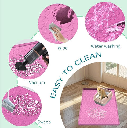 Cat Litter Mat, Silicone Large Cat Mat - Image 3
