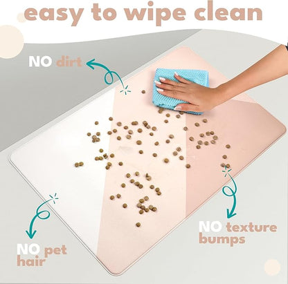 NALALAS Large Dog Mat for Food and Water, Cat Feeding Mat | Large Waterproof - Image 4