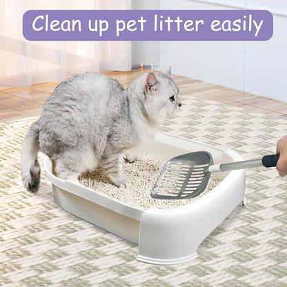 PINVNBY Cat Litter Scooper, Long Handle Litter Sifter Scoop - Image 3
