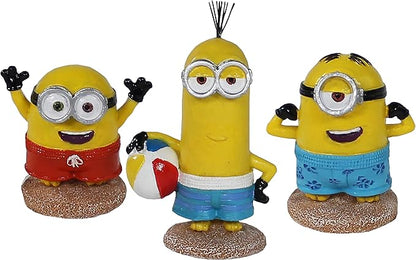 Penn-Plax Minions Officially Licensed 3-Piece Aquarium Ornament Bundle – by Penn-Plax