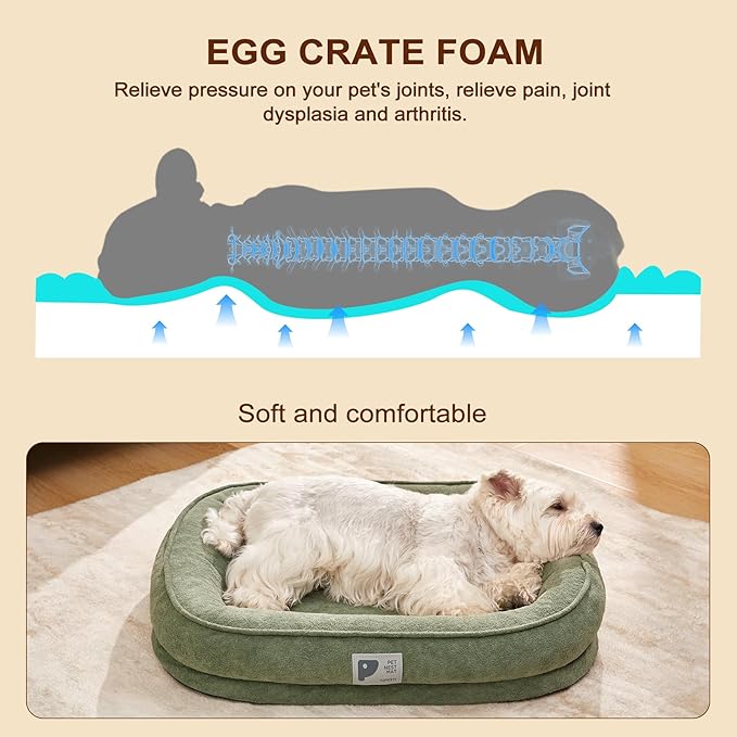 Orthopedic Dog Bed for Small Dog, Washable - Image 5