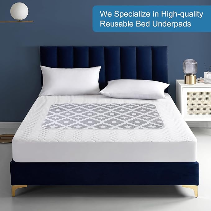 OUTCREATOR® Washable Bed Pads 34" x 76", Incontinence Mattress Protector - Image 7