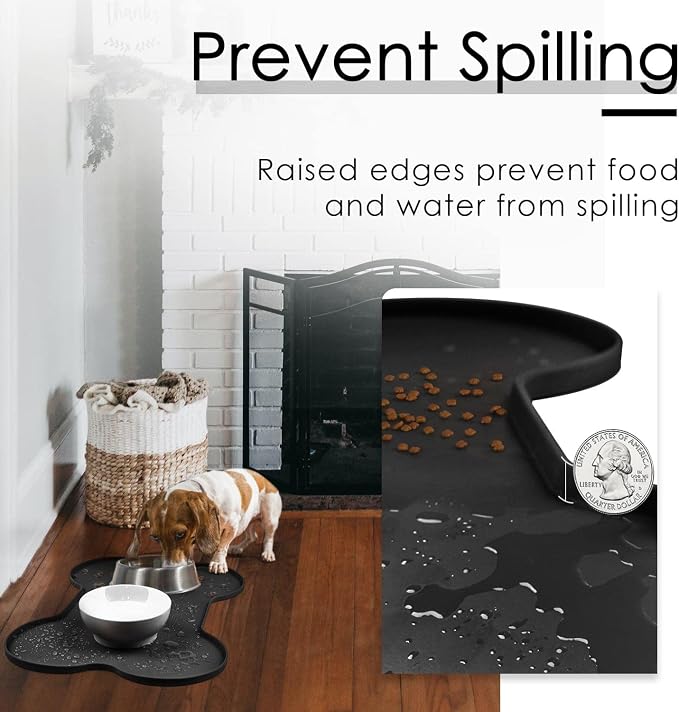 Super Design Dog Food Mat Dog Bowl Mat - Image 4
