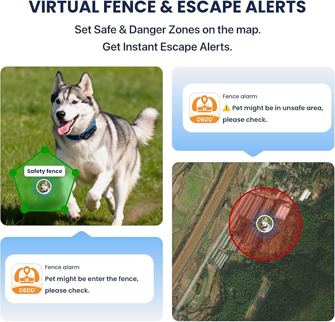 AI GPS Tracker for Dogs, Real Time Location and AI Vet Health Management - Image 4