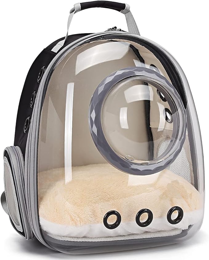 Bubble Cat Carrier Backpack, Transparent Pet Carrier Backpack by ORIZZP